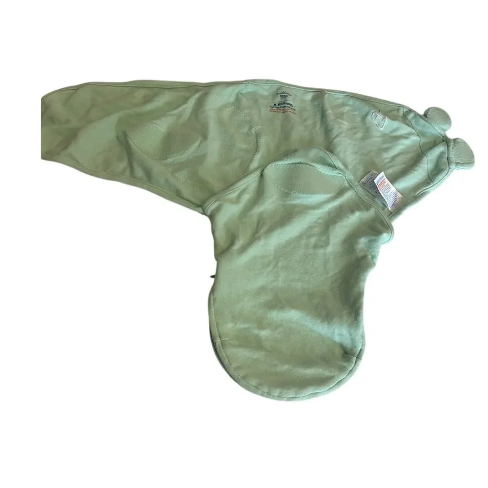 SwaddleME light green wrap for babies 7-14 pounds sz SM/MD